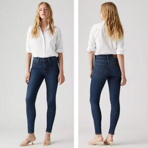 NWT LEVI'S 721 High Rise Skinny Women's Jeans Size 23 Blue Story